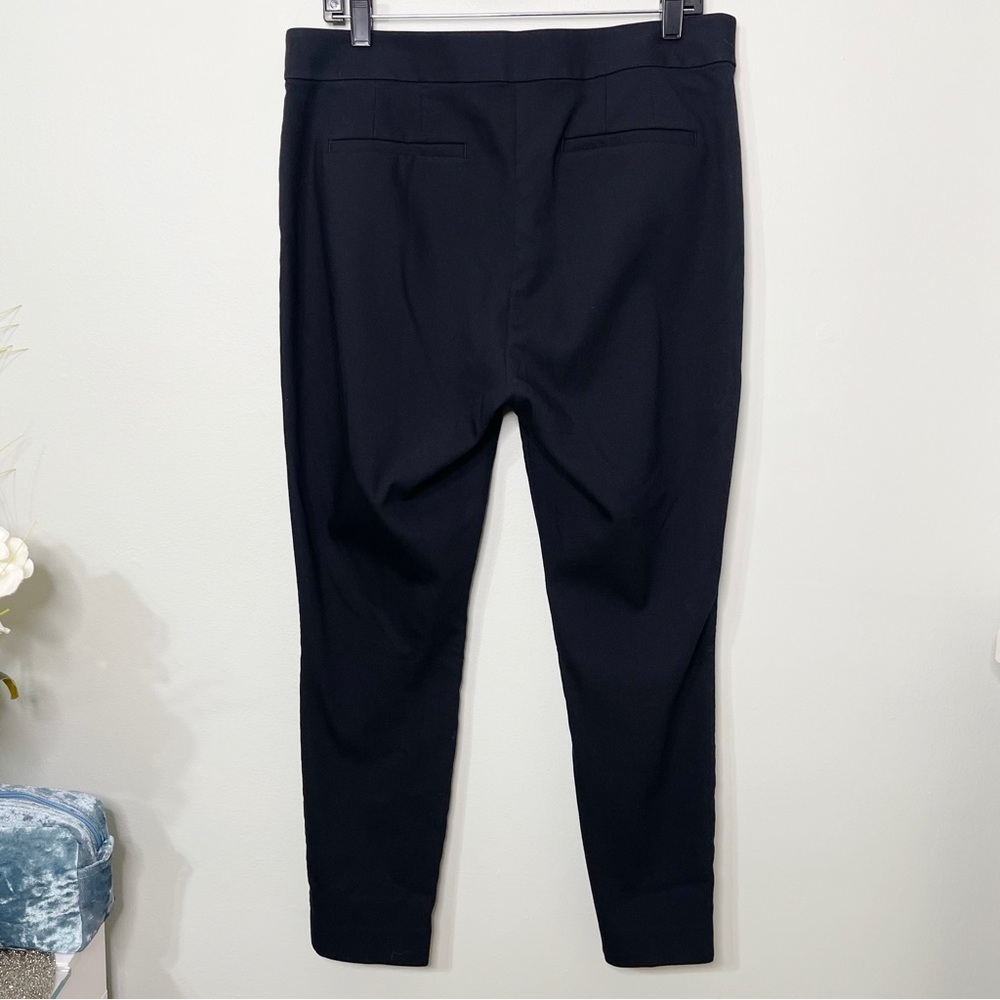 LOFT Black Sailor High Waist Skinny Ankle Dress Pants 12 - Picture 5 of 11